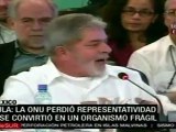 Temas importantes no pueden depender de potencias: Lula