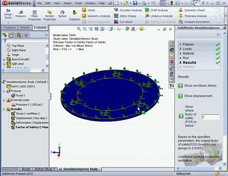 solidworks 2010 Tutorials SimulationXpress