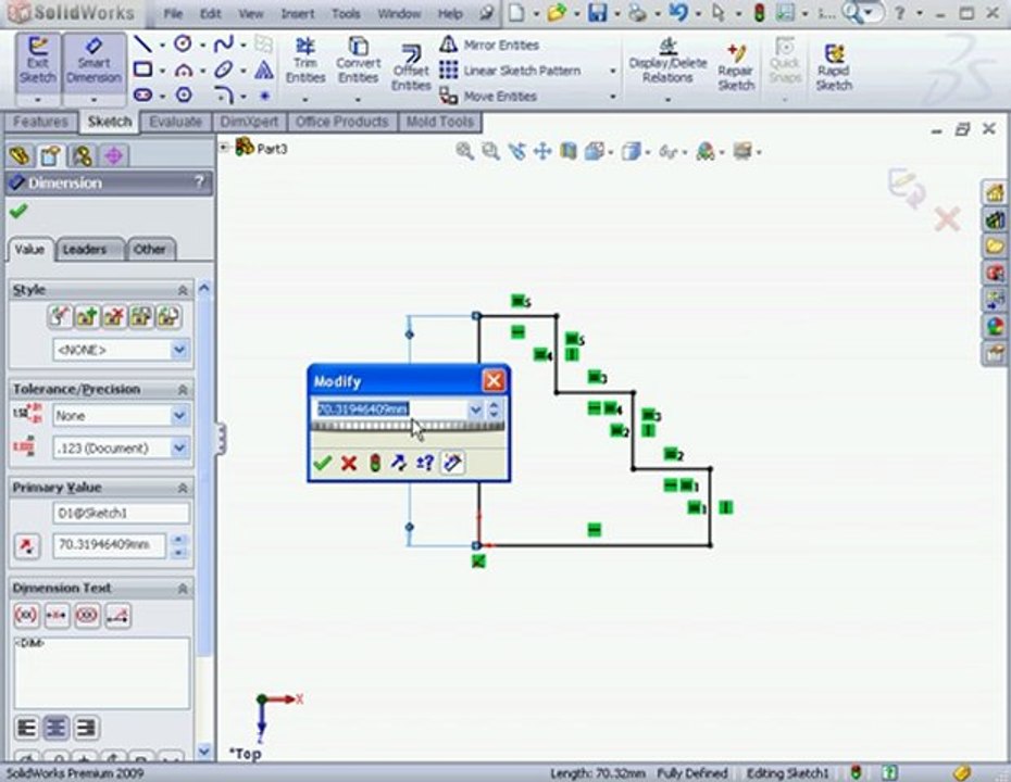 SolidWorks Tutorials Exercise