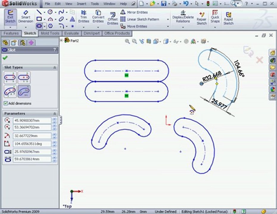 SolidWorks Tutorials Slot Tool - video Dailymotion