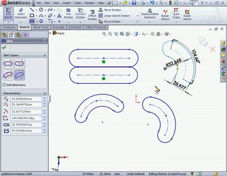 SolidWorks Tutorials Slot Tool