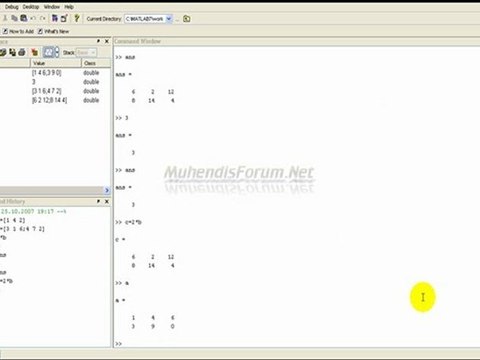 Matlab Dersleri - 01 - Matlab'a Giriş