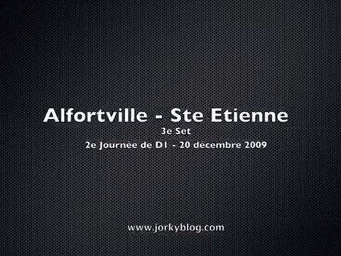 Alfortville - Saint-Etienne - 3e se (20/12/2009) Jorkyball