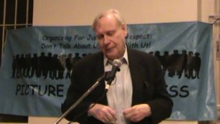 Dr. William F. Pepper Speaks @ Picture The Homeless Event