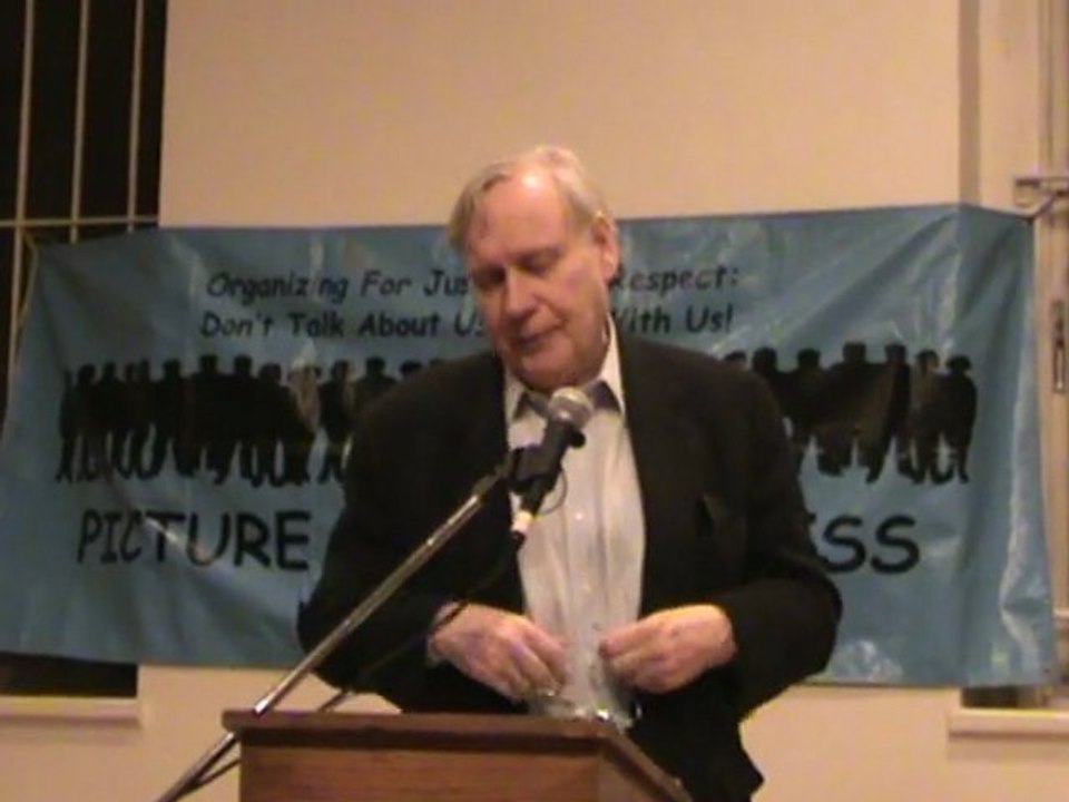 Dr. William F. Pepper Speaks @ Picture The Homeless Event