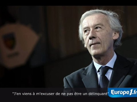 Je ne vais pas m'excuser de ne pas être un délinquant