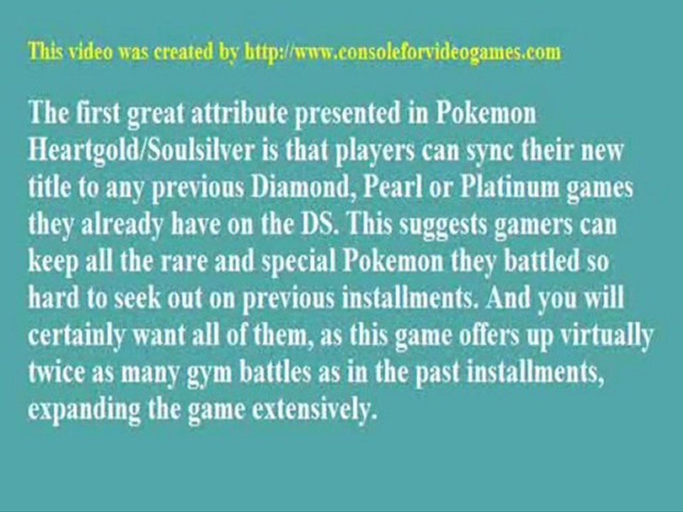 The Mini Critters Are Back In Pokemon Heartgold/Soulsilver