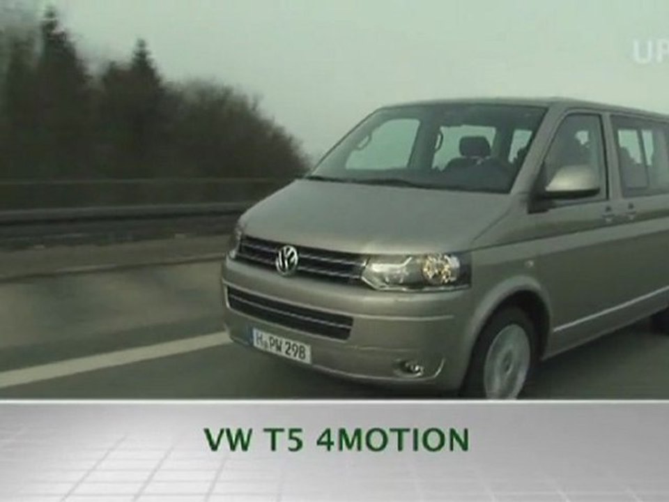 UP-TV VW T5 Multivan with new 4MOTION FourWheelDrive (EN)