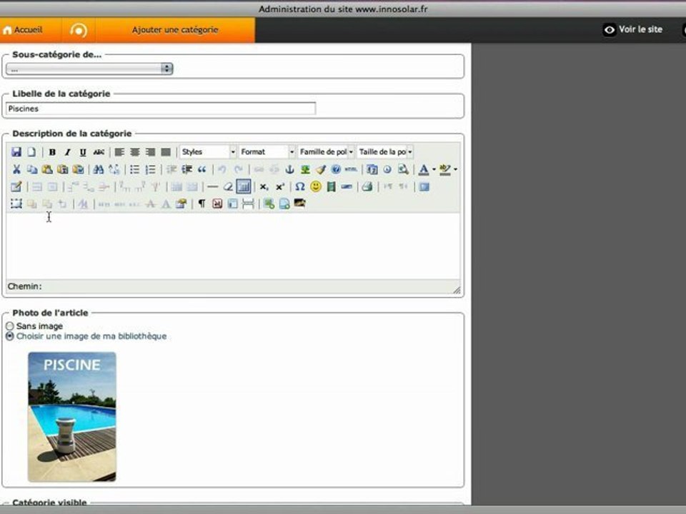Création et gestion d'un site e-commerce