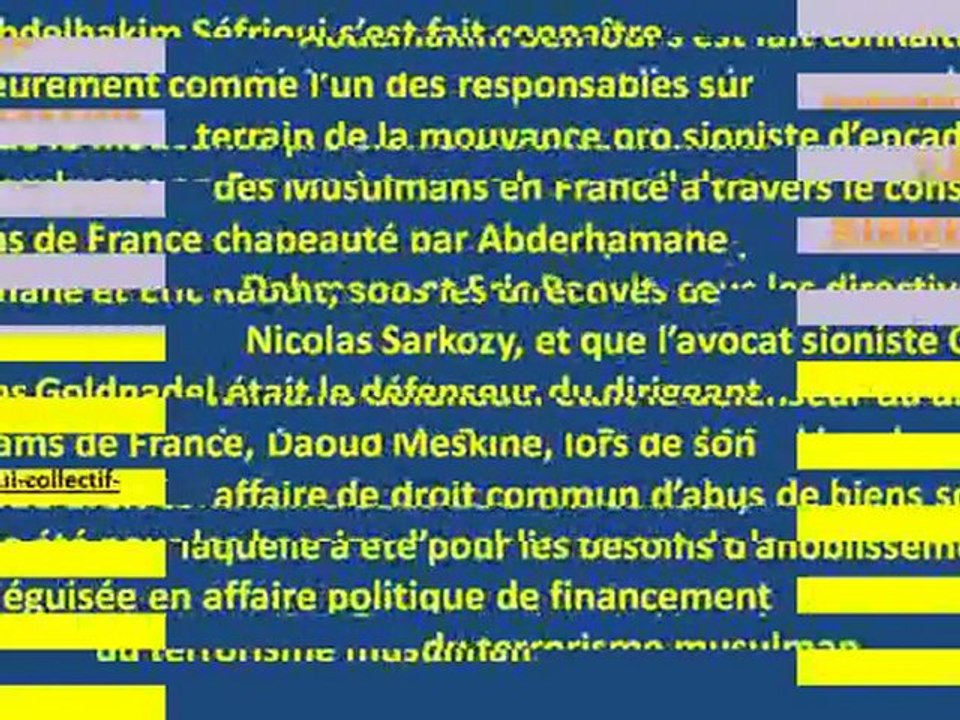 drancy ,sefrioui ,imam ,emir,mossad,sionisme