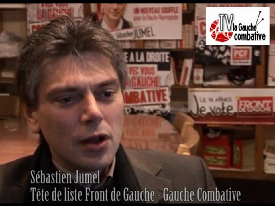 Sébastien Jumel parle de la gauche combative rassemblée