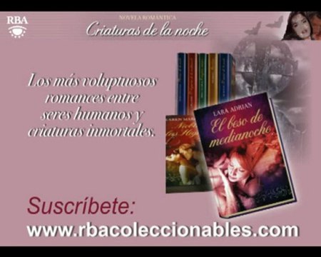 Criaturas de la noche. Novela romantica. Vampiros lobos. RBA