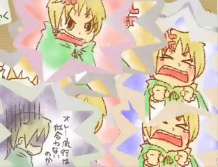 【ヘタリア】メルト 英と中世の髪と服　に絵を＋【手書き】