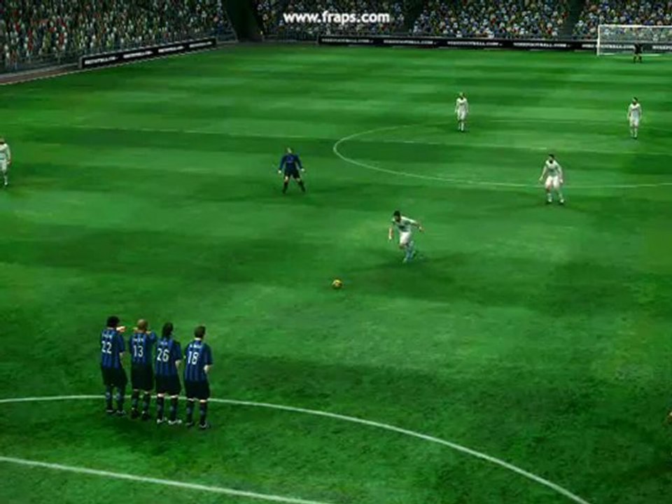 Coup franc de Ronaldo Vs. Inter Milan.