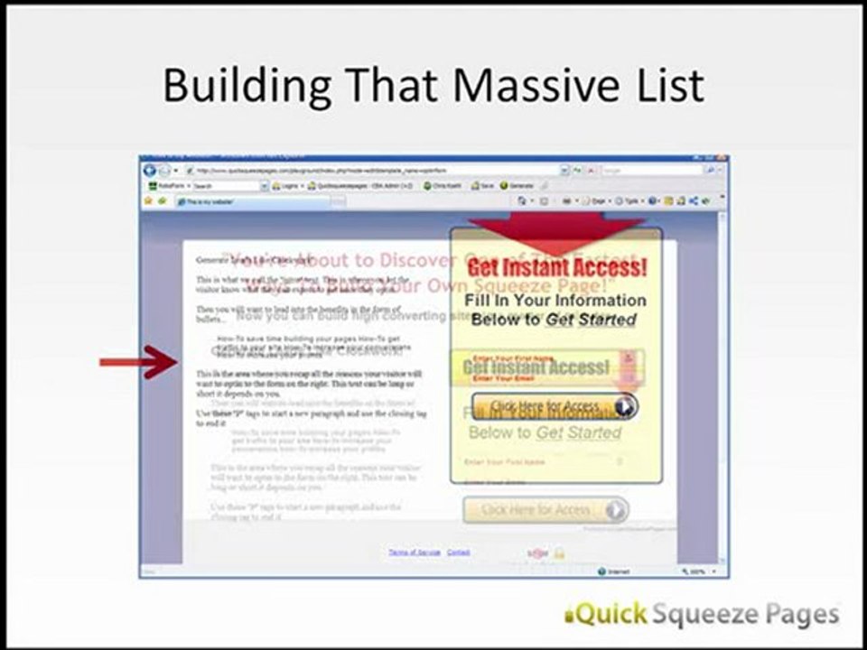 Build quick squeeze pages without being a webmaster