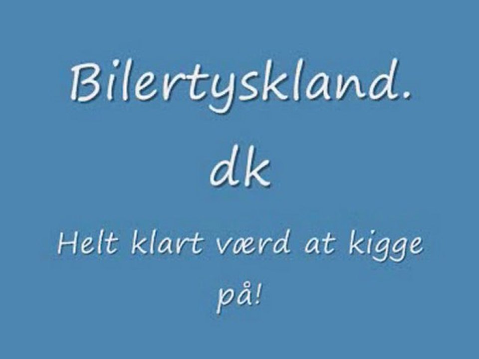 Biler Tyskland