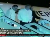 Presidente de Brasil inicia visita a Cuba