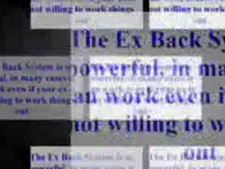 Ex Back System Review-The Powerful Ex Back System