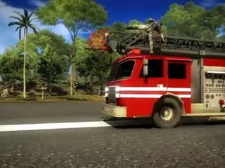 Just Cause 2 : Camion de pompier vs. Avion