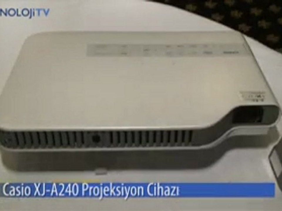 Teknoloji TV Ürün: casio xj-a240 projeksiyon cihazi
