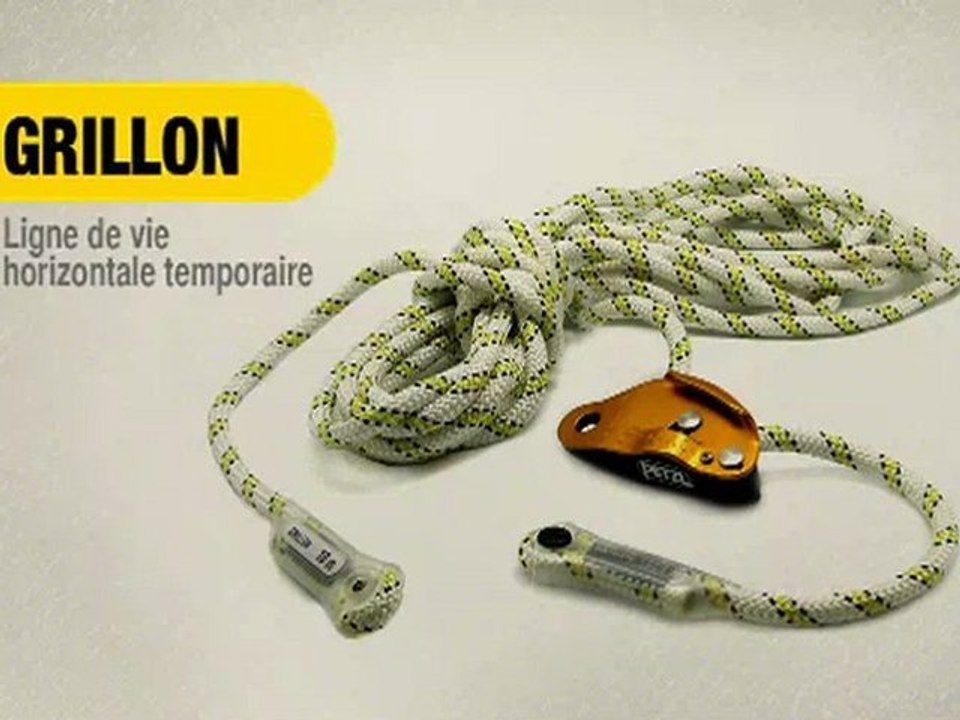 GRILLON [français] Ligne de vie horizontale temporaire