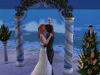 Maeve & Sinbad - Wedding The Sims 2