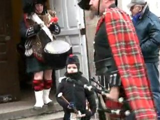 Déambulation Musique Celtique le 19 décembre 2009 avenue de