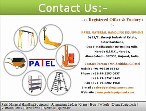 Material Handling Equipment Manufacturer Video