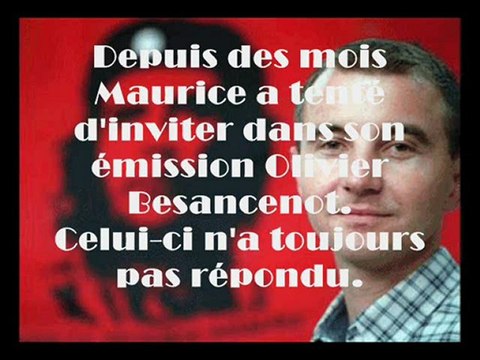 Olivier Besancenot chez Maurice Oui Fm 21h ?????
