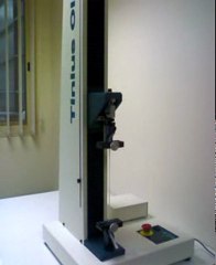 Tensile testing of flexible plasticyne sheets