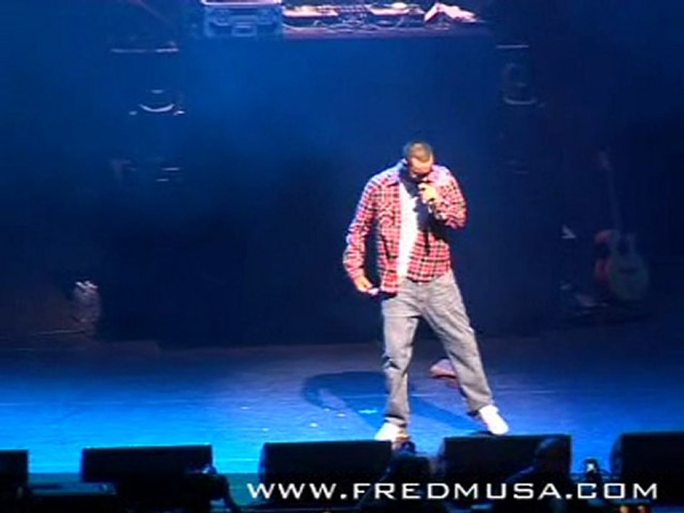 EXCLU VIDEO FREDMUSA.COM :LA FOUINE A L’OLYMPIA