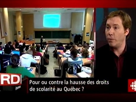 Gérald Fillion - Droits de scolarité