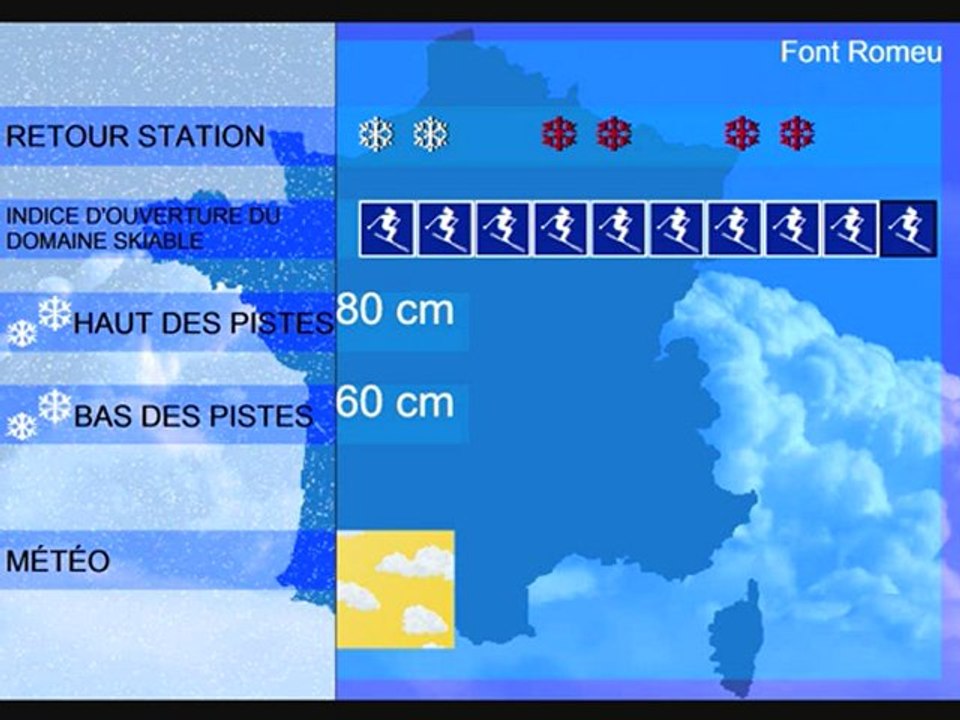 Météo des neiges 26 février 2010