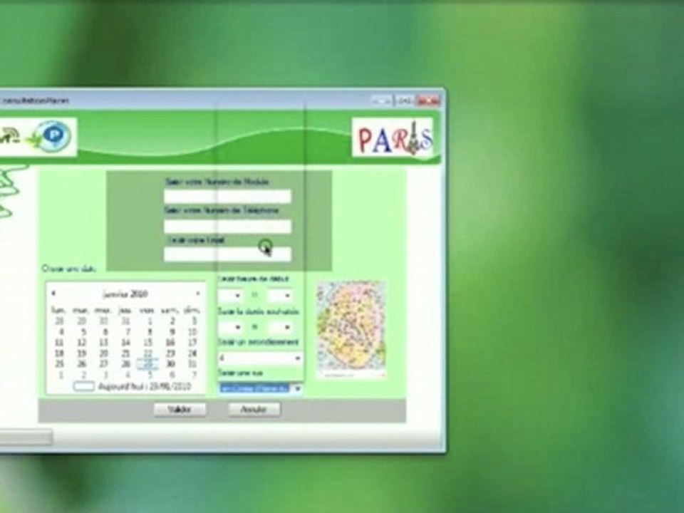 WiPark: gestion sans-fil d'un parking public - PFE 2010 ECE