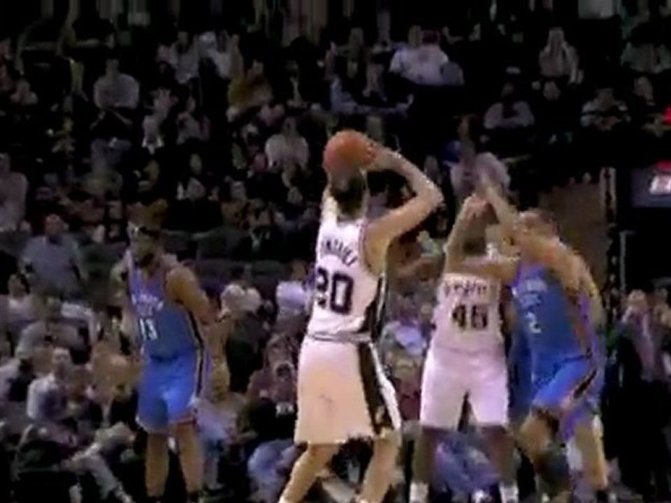 Thabo Sefolosha blocks Manu Ginobili and James Harden finish