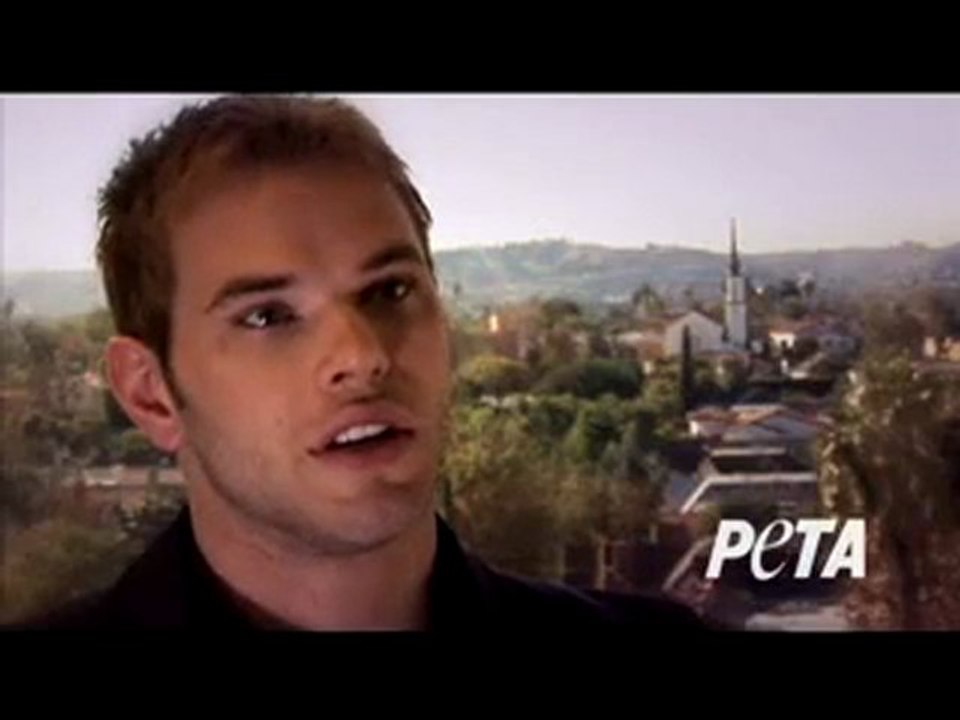Kellan Lutz's Adopt Don't Buy Campaign For PETA!