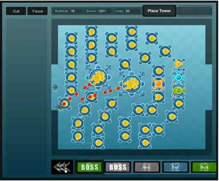 Bubble Tank Defense Tutorial Level ID 5