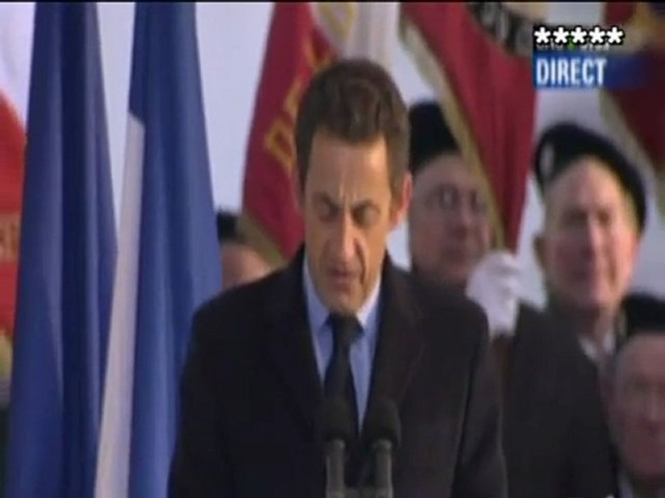 Sarkosy   hommage aux anciens combattants musulmans