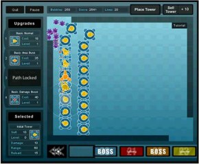 Bubble Tank Defense Tutorial Level 8 Walkthrough