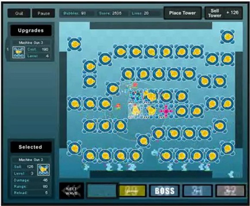 Bubble Tank Defense Tutorial Level 25 Walkthrough