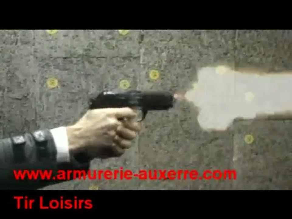 Présentation et Essai du pistolet a blanc Bruni P4