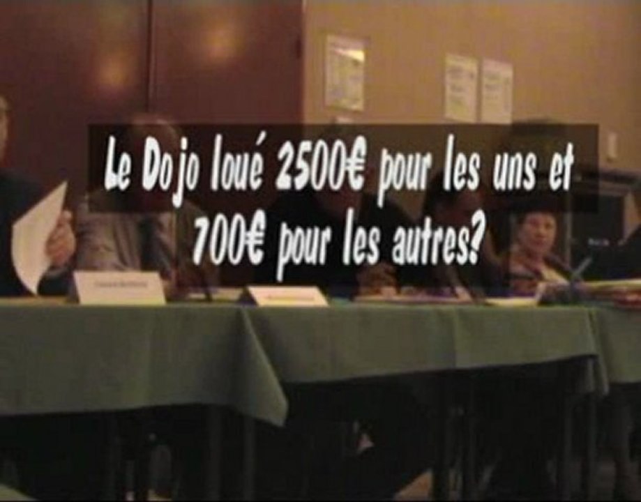 tarif de location du dojo