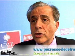 Interview des personnalités au meeting des Hauts de Seine