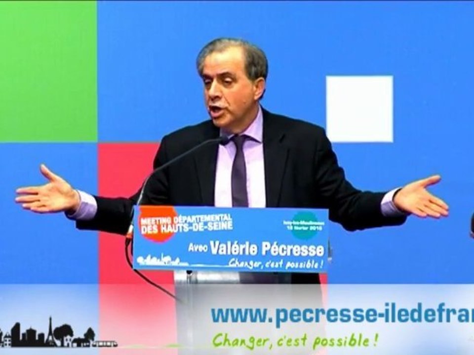 Discours de Roger Karoutchi, meeting des Hauts de Seine