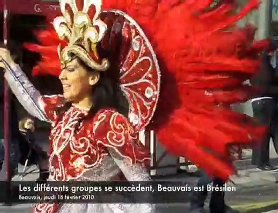 Beauvais : Le carnaval envahit le centre