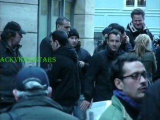 tournage "the tourist" Paris février 2010