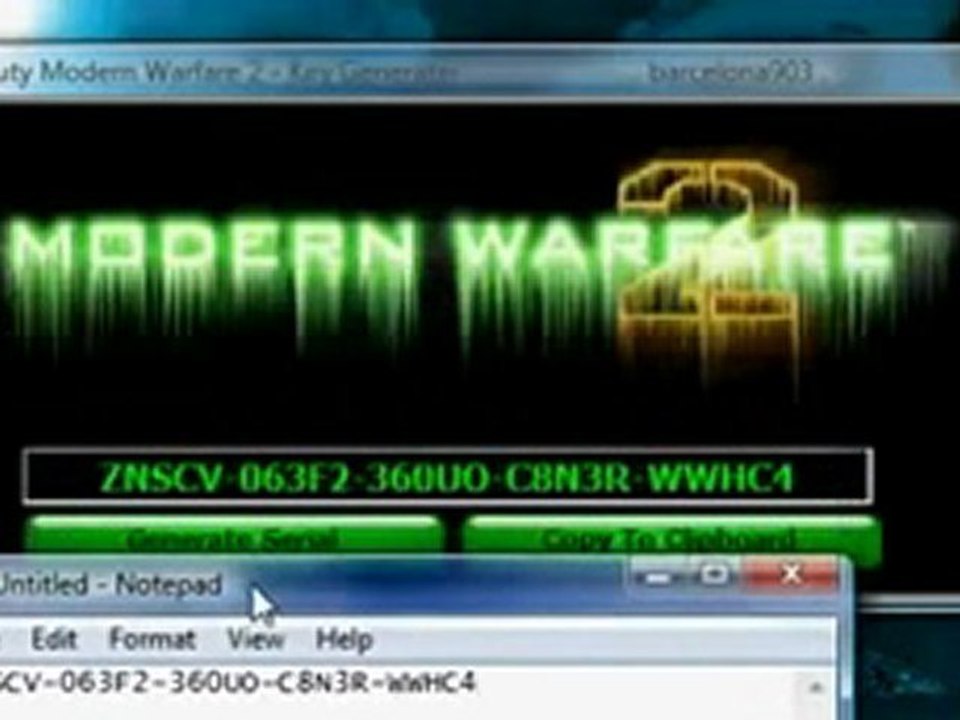 Call Of Duty Modern Warfare 2 Key Generator