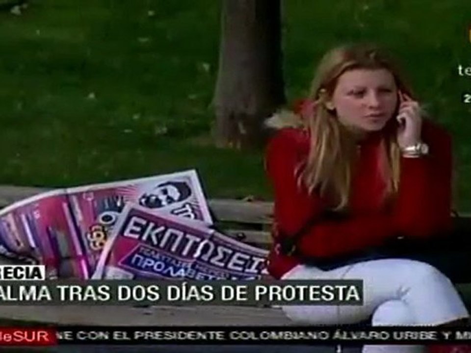 Calma tras dos días de protesta en Atenas