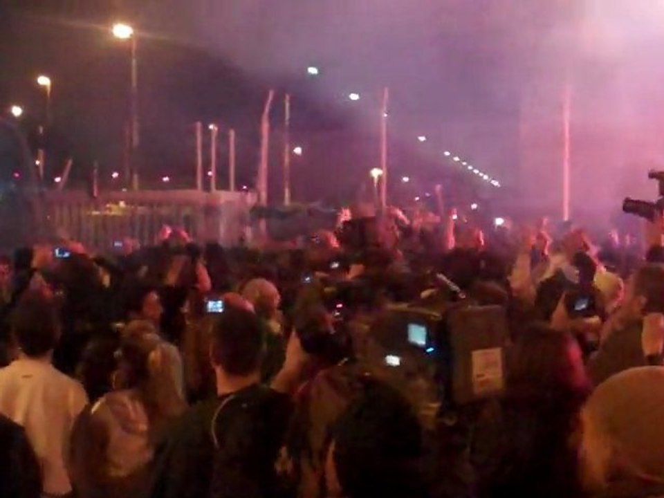 Υποδοχή του Παναθηναϊκού στο αεροδρόμιο