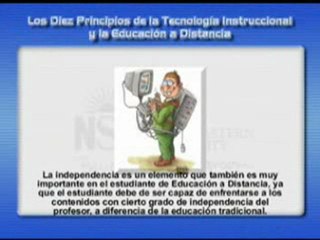 Principios del Diseño Educativo a Distancia